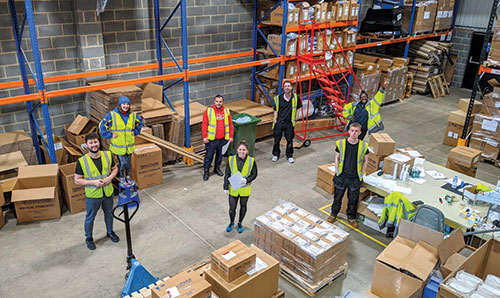 Warehouse workers Warehouse workers